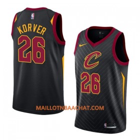 Maillot NBA Cleveland Cavaliers Kyle Korver 26 Nike 2017-18 Noir Swingman - Homme
